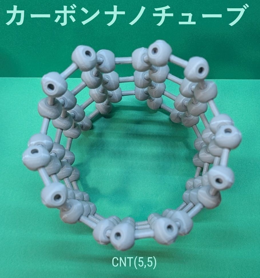 【3Dデータ】原子ブロックB - カーボンナノチューブ1