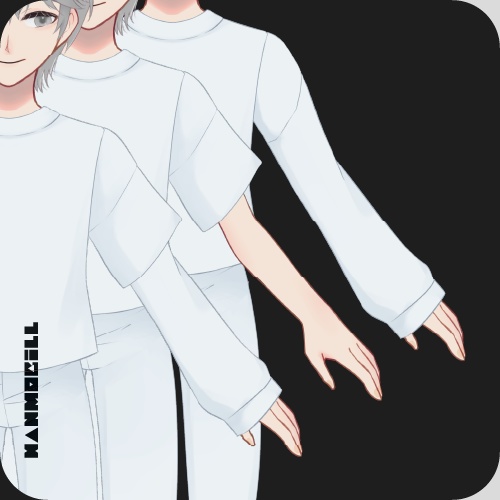 Shirt and Hoodie 【 Customizable Live2D | live2dモデル | VTS 】