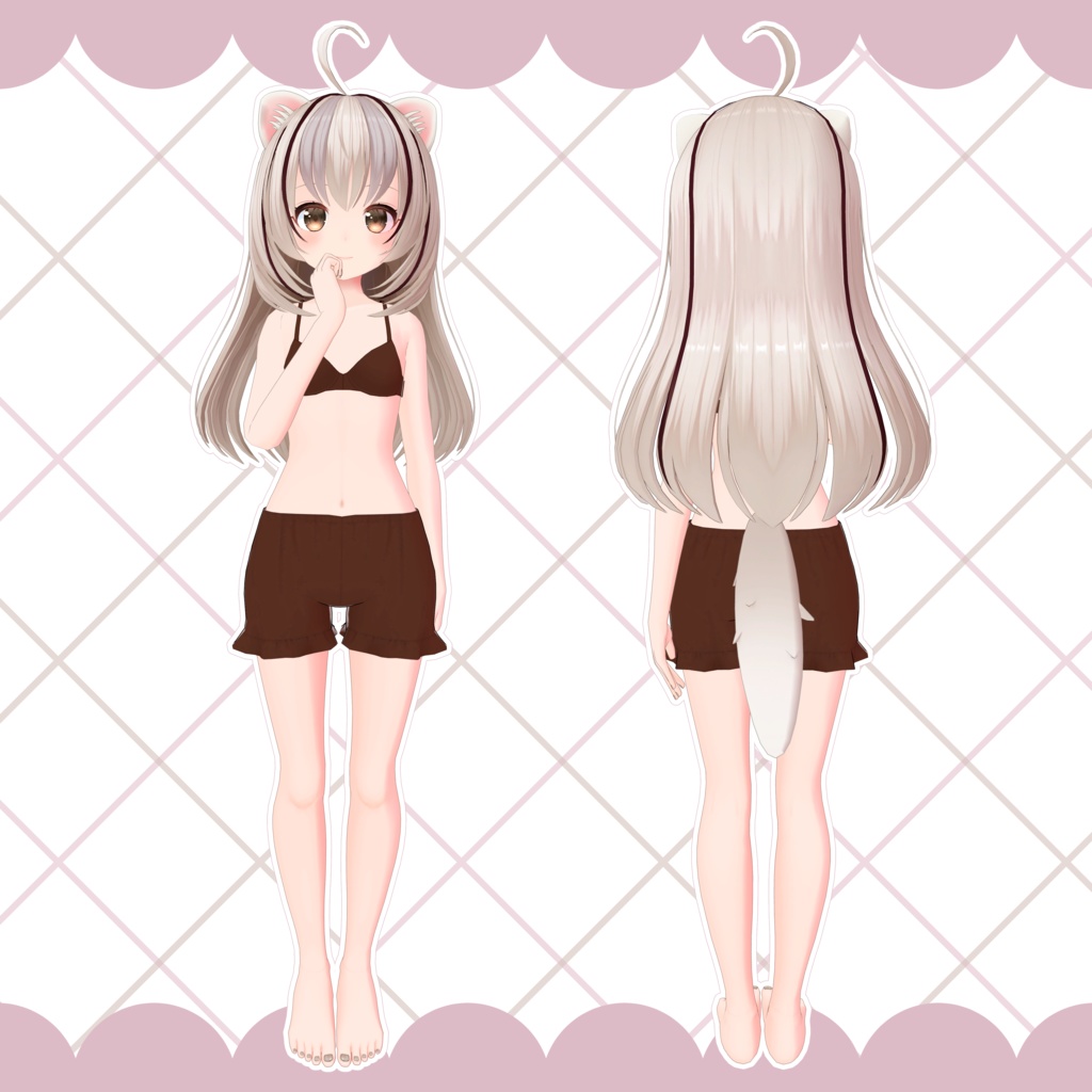 オリジナル3Dモデル『ショコモアスウィート』v1.2【Avatars3.0】