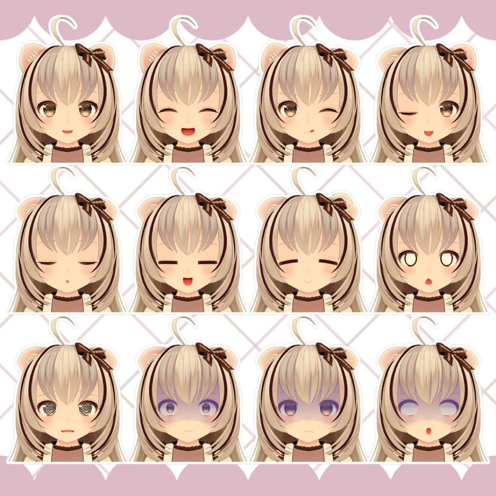 オリジナル3Dモデル『ショコモアスウィート』v1.2【Avatars3.0】
