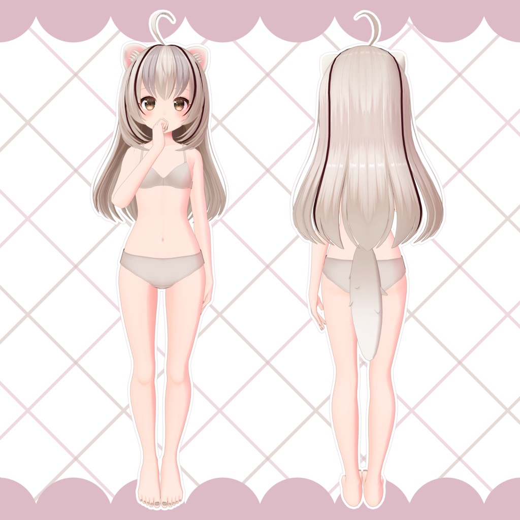 オリジナル3Dモデル『ショコモアスウィート』v1.2【Avatars3.0】