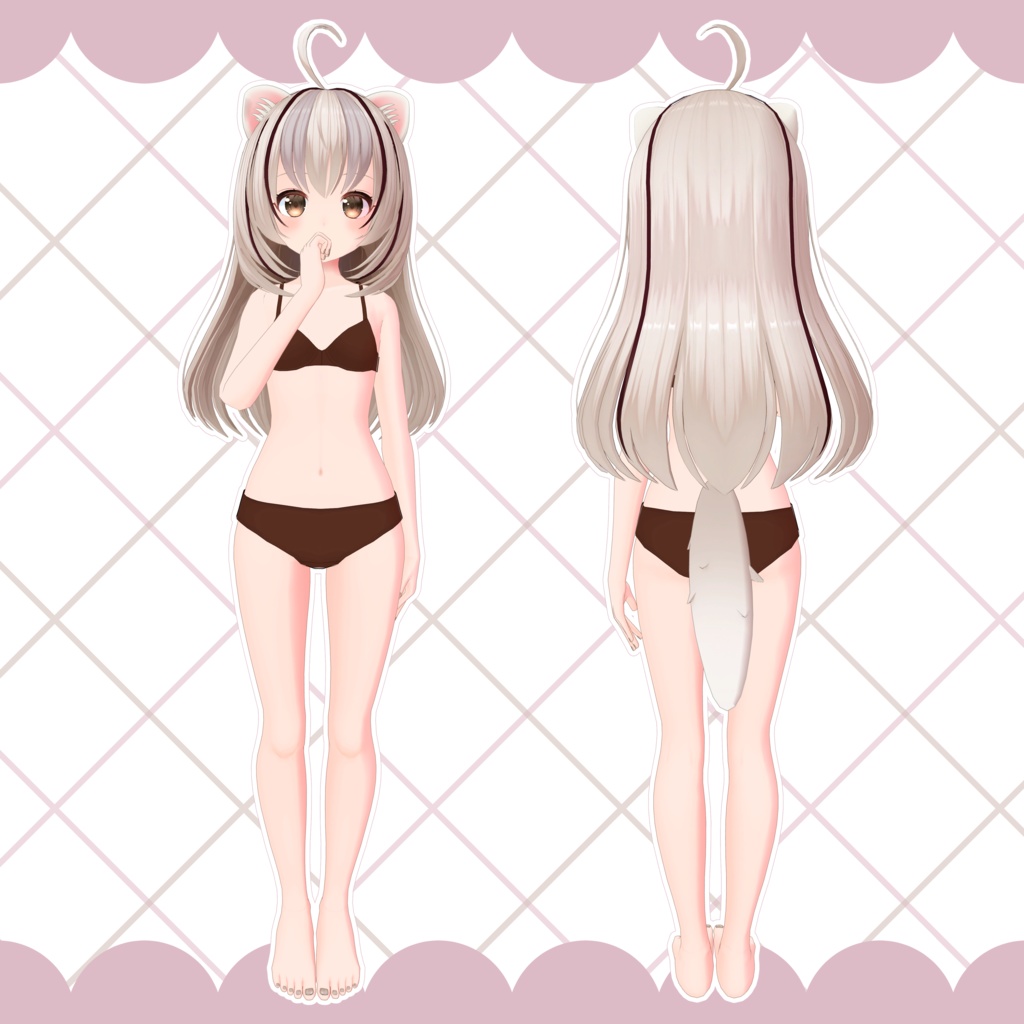 オリジナル3Dモデル『ショコモアスウィート』v1.2【Avatars3.0】