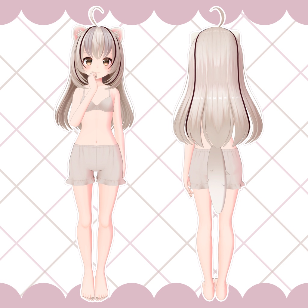 オリジナル3Dモデル『ショコモアスウィート』v1.2【Avatars3.0】