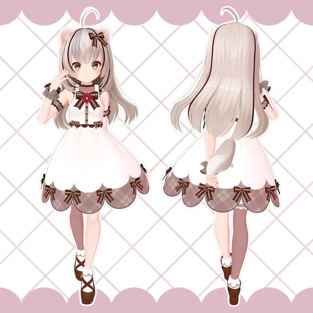 オリジナル3Dモデル『ショコモアスウィート』v1.2【Avatars3.0】