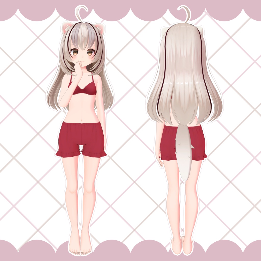 オリジナル3Dモデル『ショコモアスウィート』v1.2【Avatars3.0】