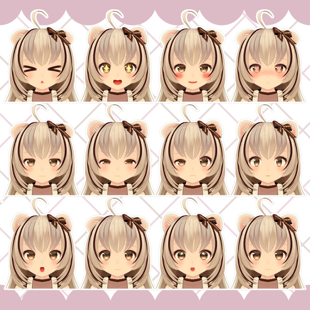 オリジナル3Dモデル『ショコモアスウィート』v1.2【Avatars3.0】