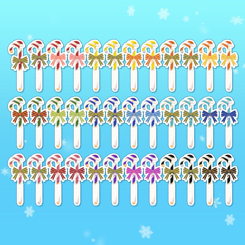 【3Dモデル】クリスマスケイン【VRChat向け】