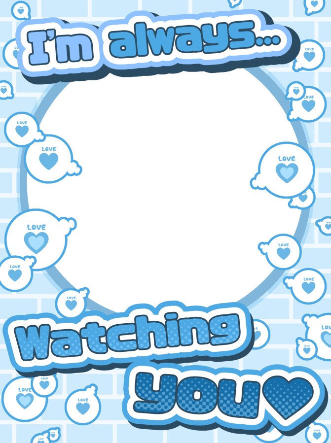 【フリー素材】ハートいっぱいの枠