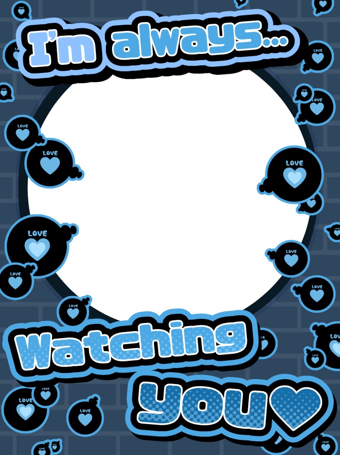 【フリー素材】ハートいっぱいの枠