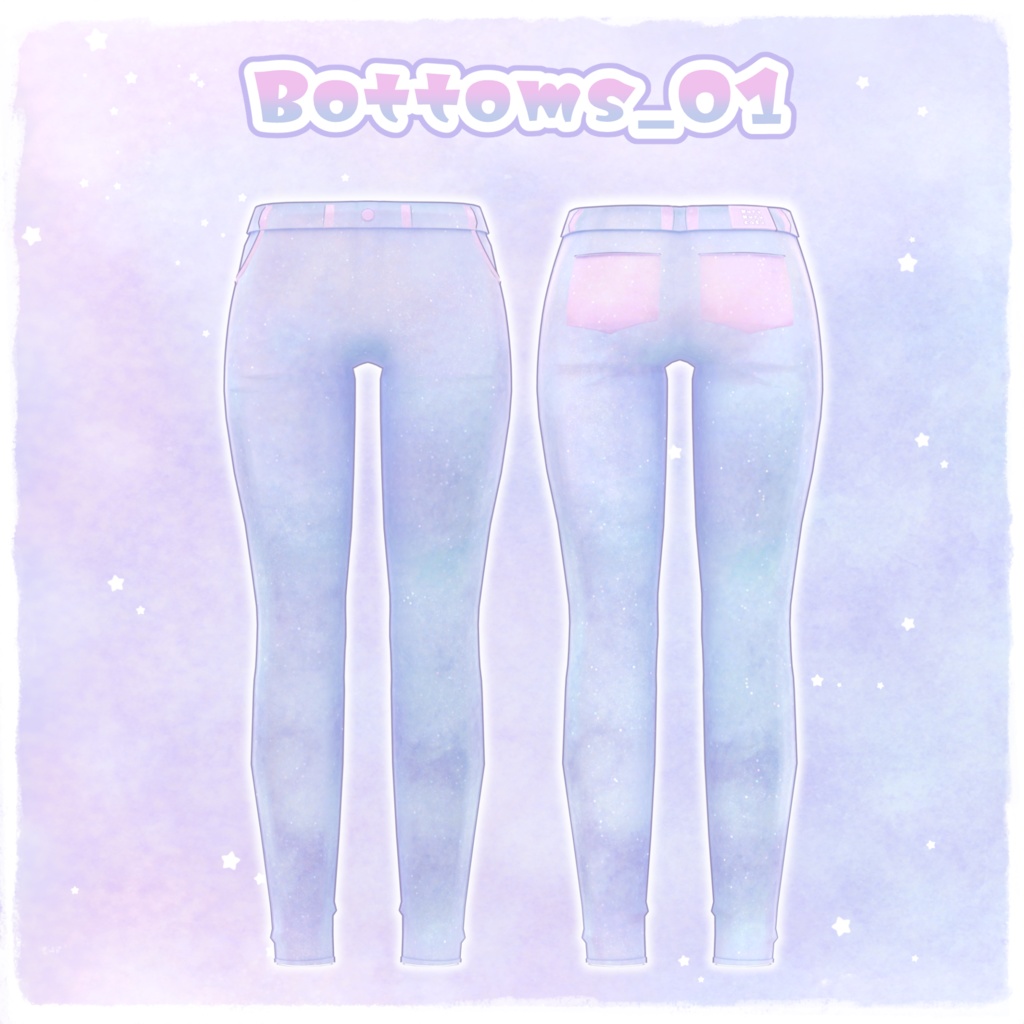 【NC's Cloth専用】ゆめかわテクスチャ・マテリアル【Material・Texture】
