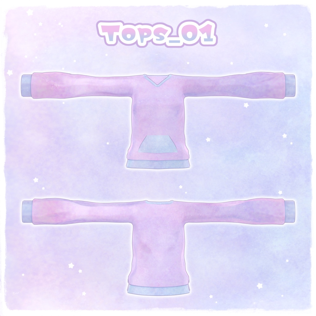 【NC's Cloth専用】ゆめかわテクスチャ・マテリアル【Material・Texture】