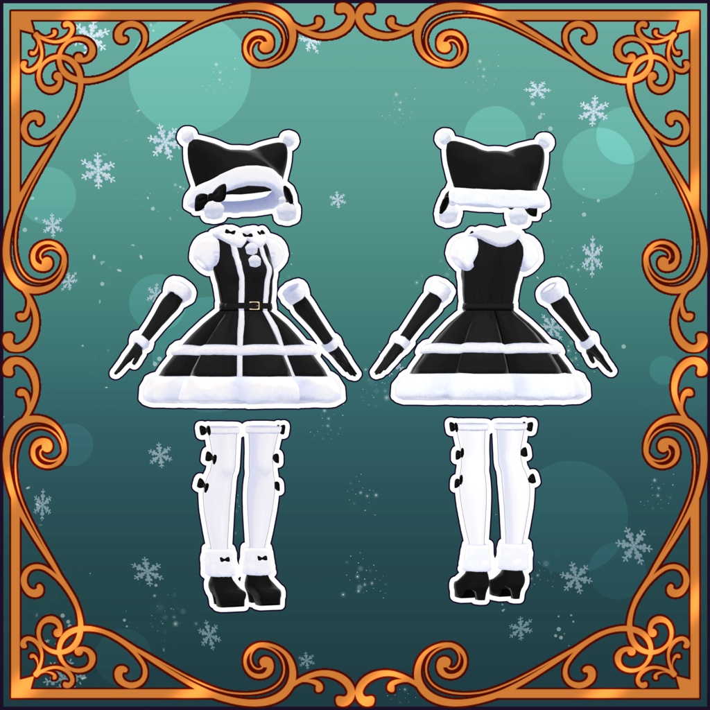 SweetRibbonSanta【ショコモアスウィート対応衣装】