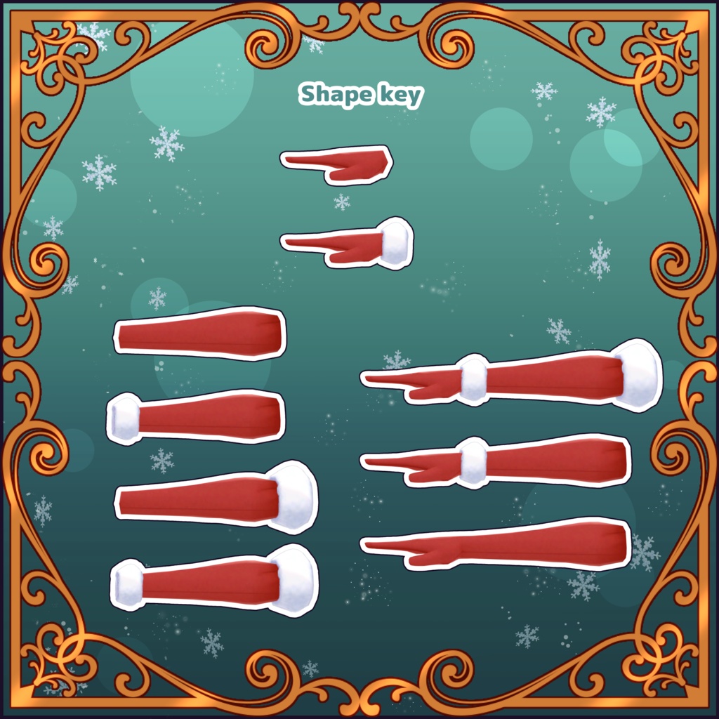 SweetRibbonSanta【ショコモアスウィート対応衣装】