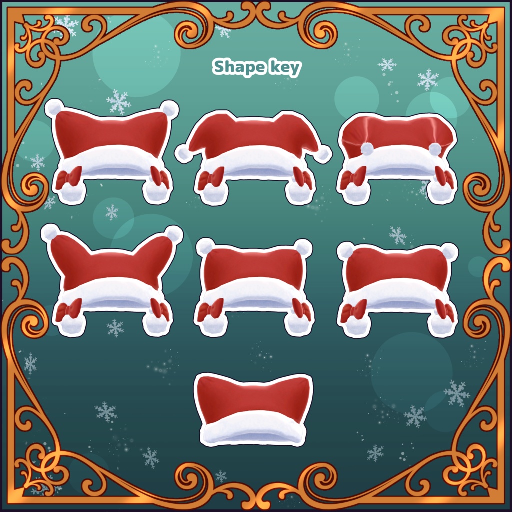 SweetRibbonSanta【ショコモアスウィート対応衣装】