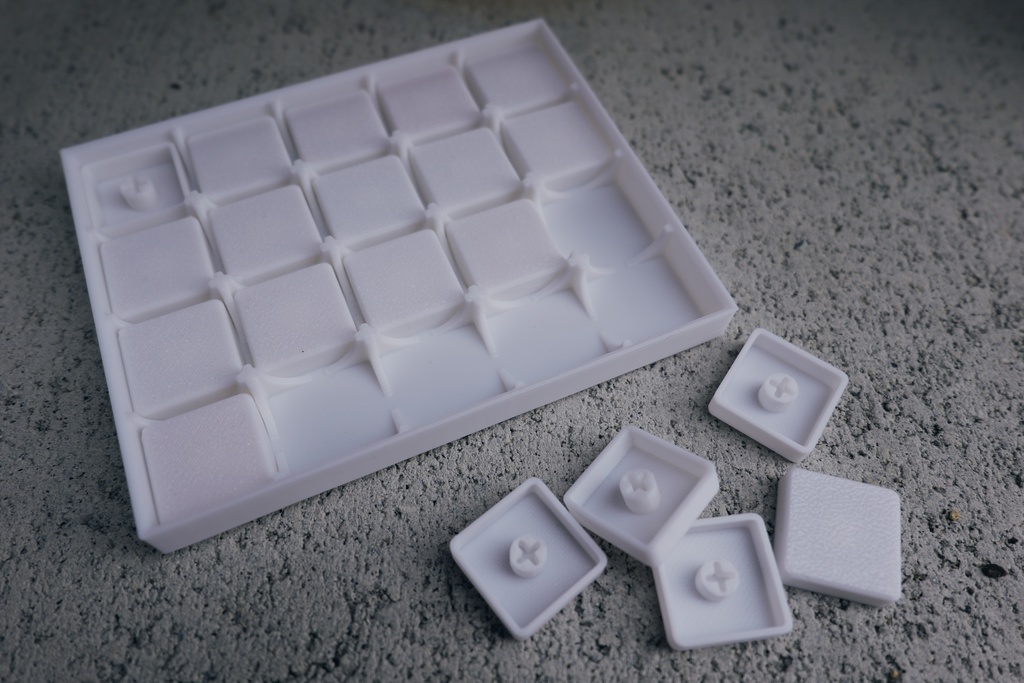 四角いキーキャップ