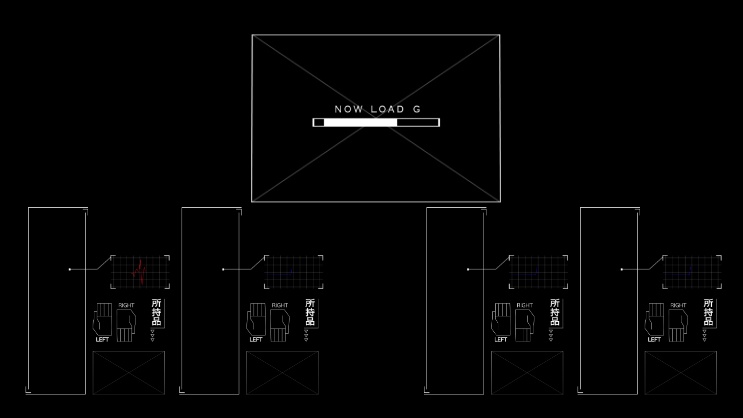 【部屋素材セット】動く心電図gif付き