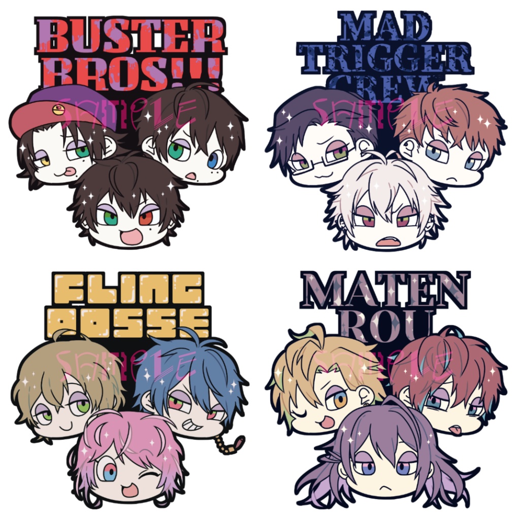 【ヒプマイ】アクリルバッジ