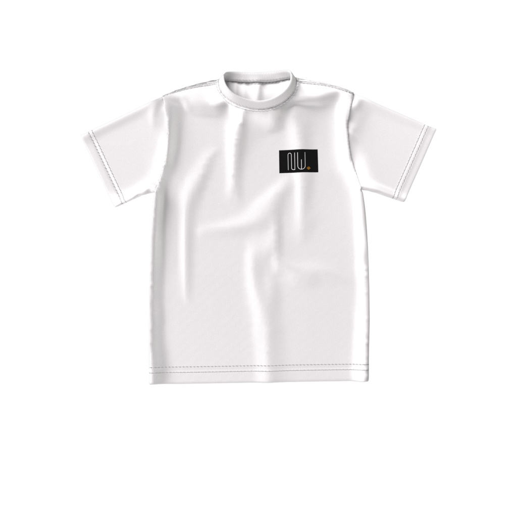 「nw/k1s8n4」ボックスロゴ ビッグシルエットTシャツ