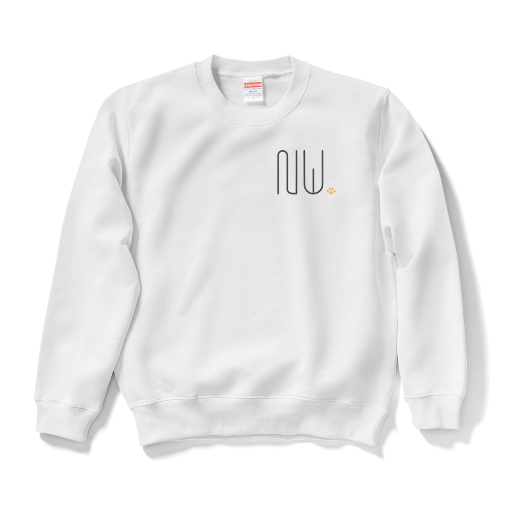 「nw」ロゴスウェット ホワイト