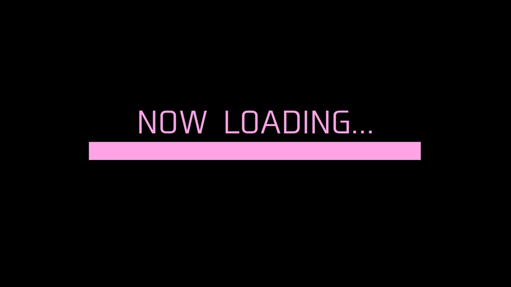 【配信者向け】Now Loadingの素材動画(ループ可)