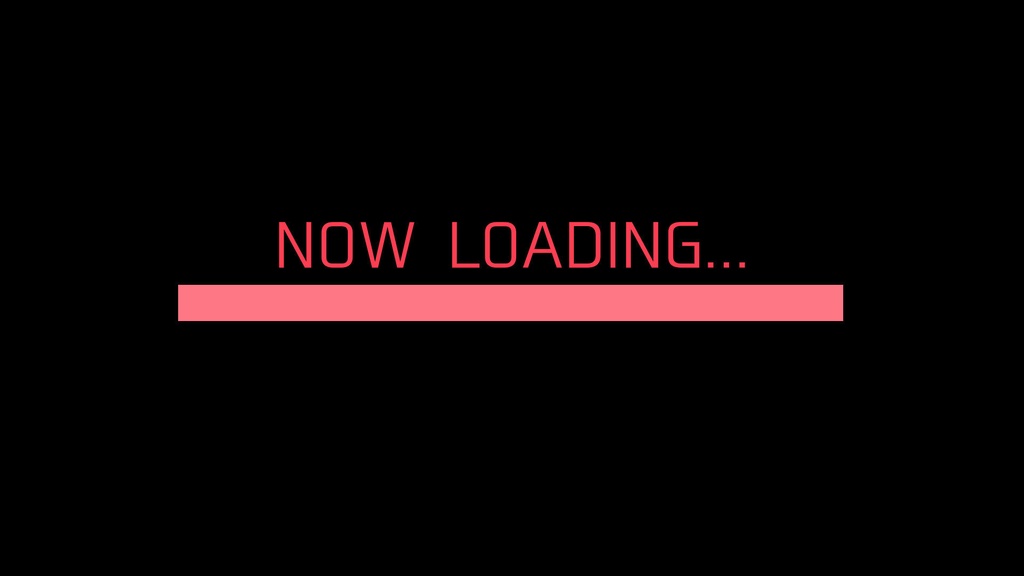 【配信者向け】Now Loadingの素材動画(ループ可)