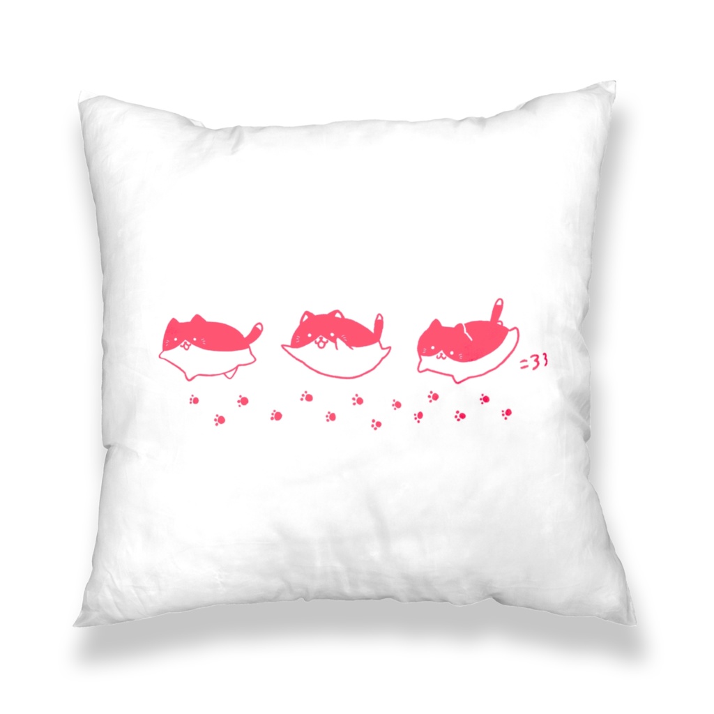 ぽじねこクッションカバー