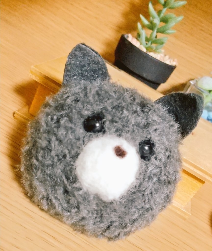 お出かけ毛玉猫