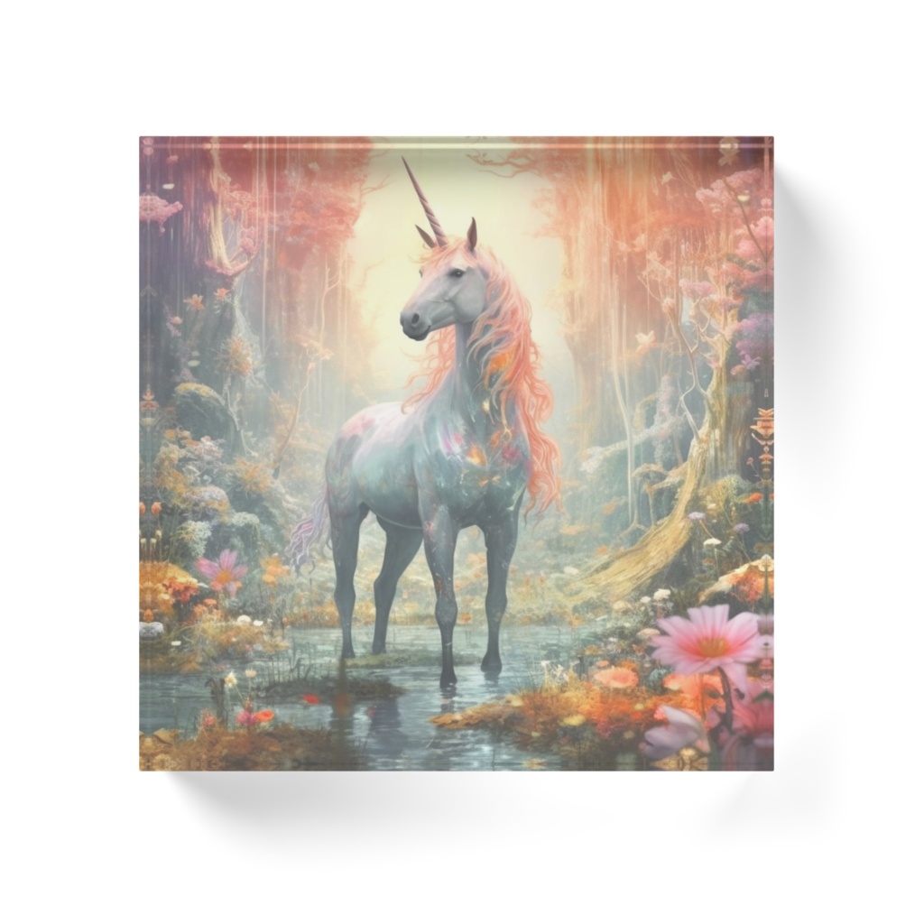 ユニコーンアクリルブロック