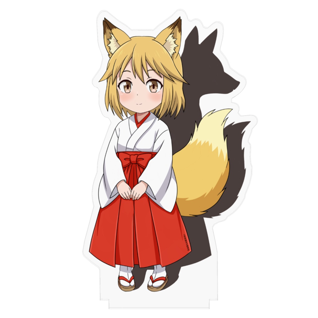 【神具 置物】稲荷 巫女(右):酒井 宝子ちゃんアクリルフィギュア