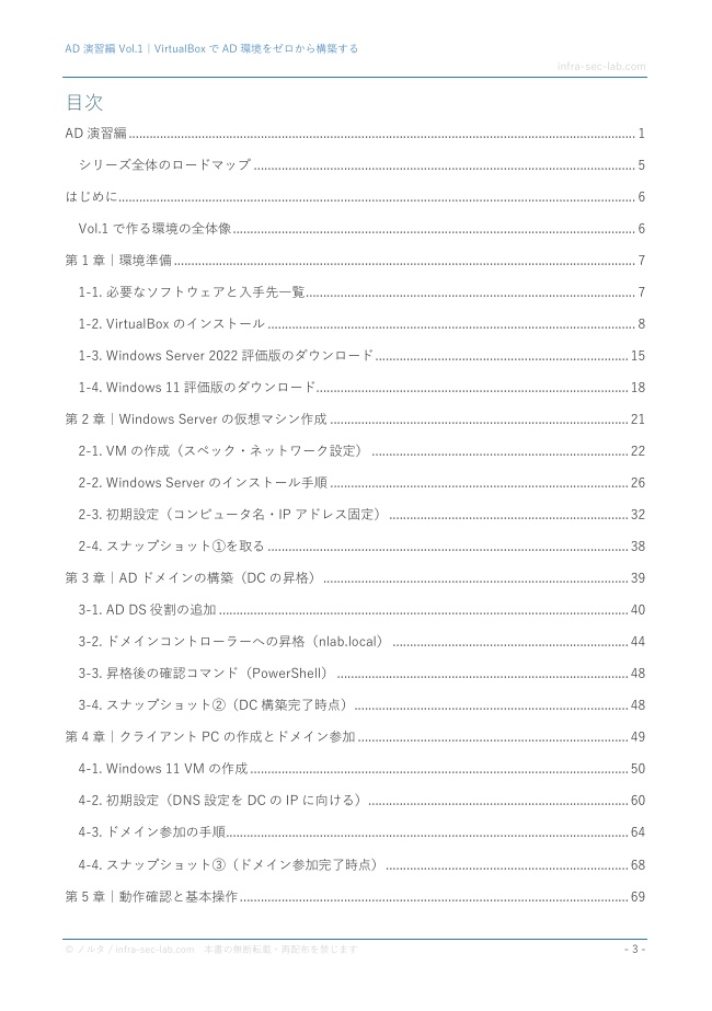 AD演習編 Vol.1|VirtualBoxでAD環境をゼロから構築する 【ハンズオン手順書・スクリーンショット付き】