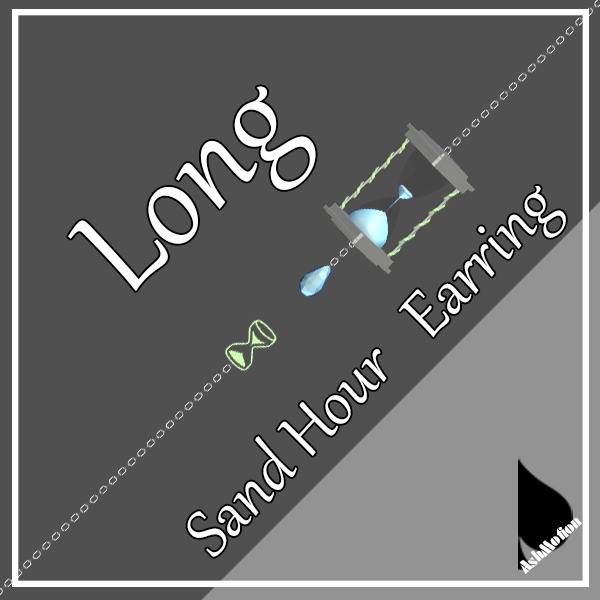 Ash Long SandHour Earring 