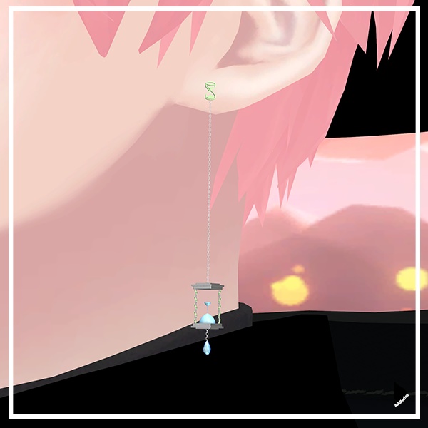 Ash Long SandHour Earring