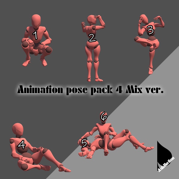 AshMotion Pack 4 Mix ver. [ Free ]