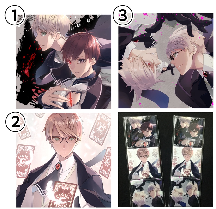 ジキル+ハイド+巽(蒼銀バーサーカー陣営) マグネット3個セット