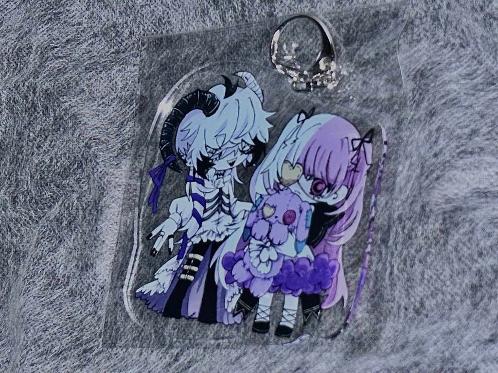 【堕落論・1stワンマンライブグッズ再販】パンフレット&ペアアクキー2点セット