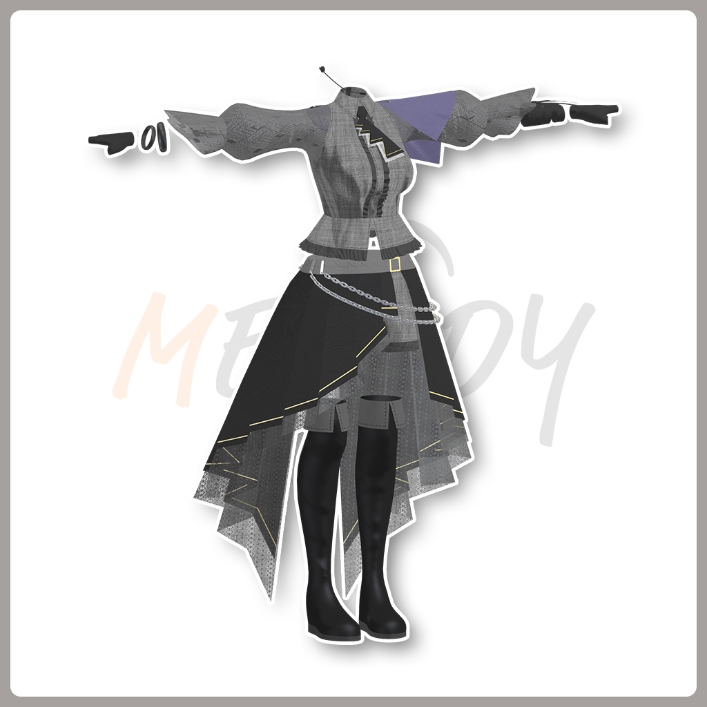 【舞夜ちゃん用】クレセンド・タイプ:アイドル #MELODY_CLOTHING