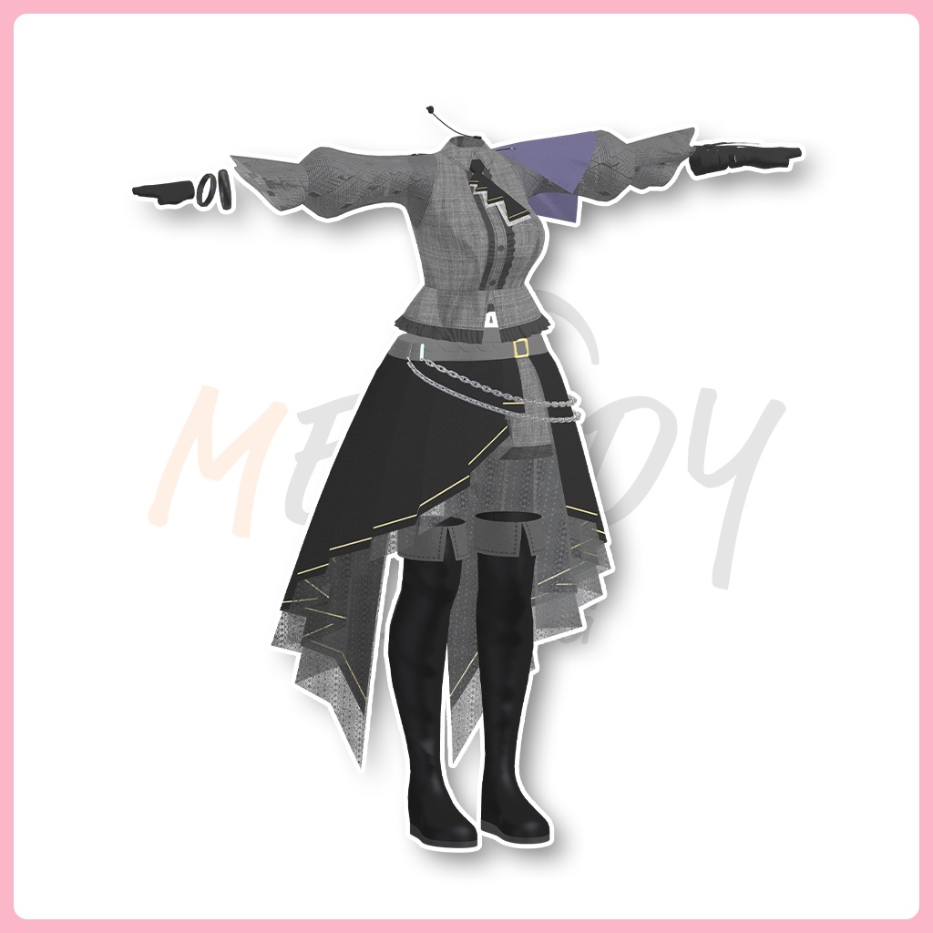 【セレスティアちゃん用】クレセンド・タイプ:アイドル #MELODY_CLOTHING