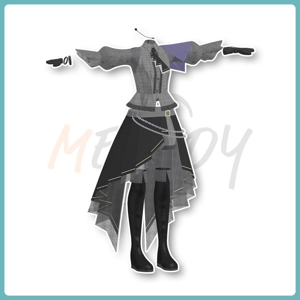 【薄荷ちゃん用】クレセンド・タイプ:アイドル #MELODY_CLOTHING