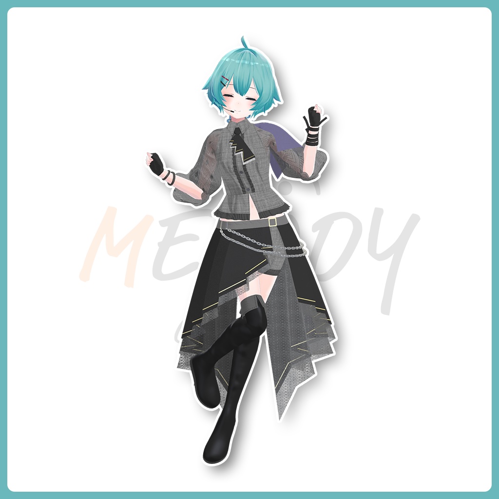 【薄荷ちゃん用】クレセンド・タイプ:アイドル #MELODY_CLOTHING