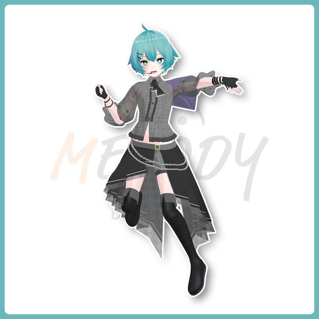 【薄荷ちゃん用】クレセンド・タイプ:アイドル #MELODY_CLOTHING