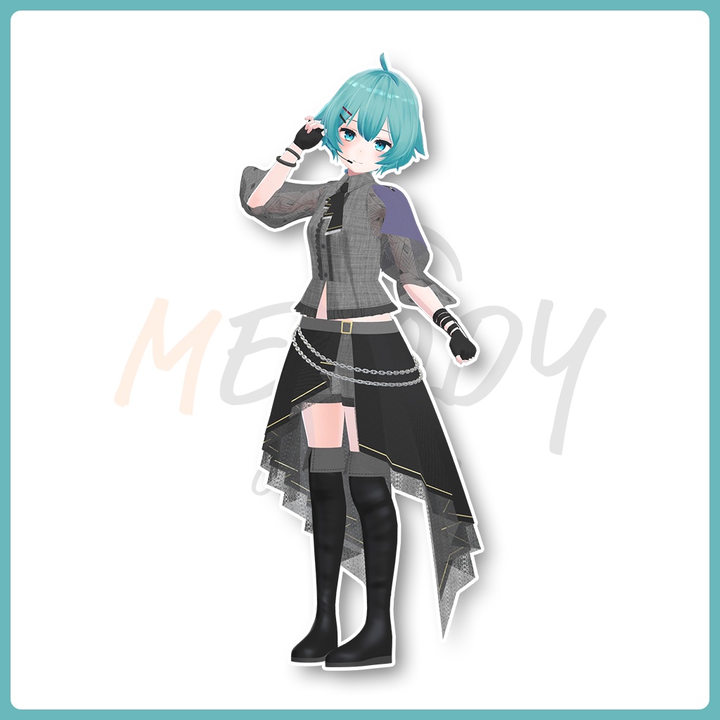 【薄荷ちゃん用】クレセンド・タイプ:アイドル #MELODY_CLOTHING