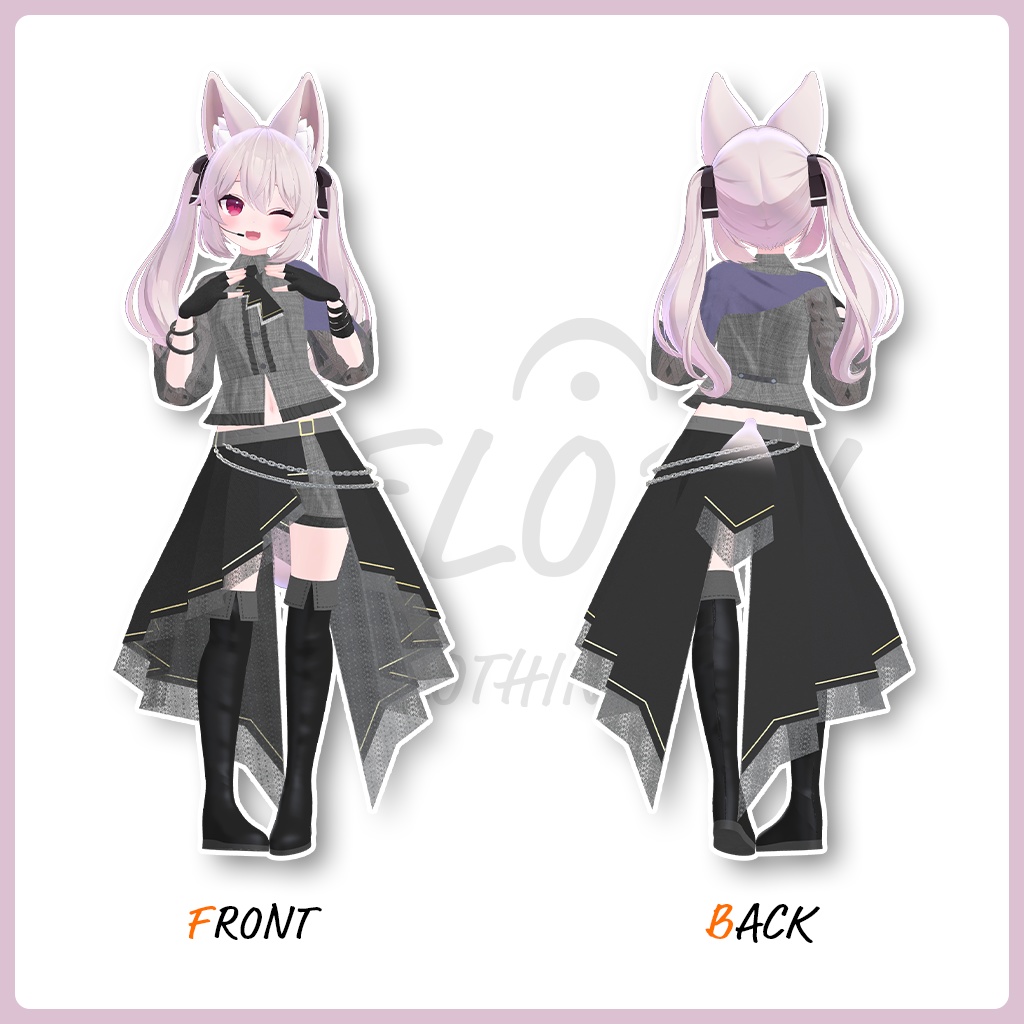 【カリンちゃん用】クレセンド・タイプ:アイドル #MELODY_CLOTHING