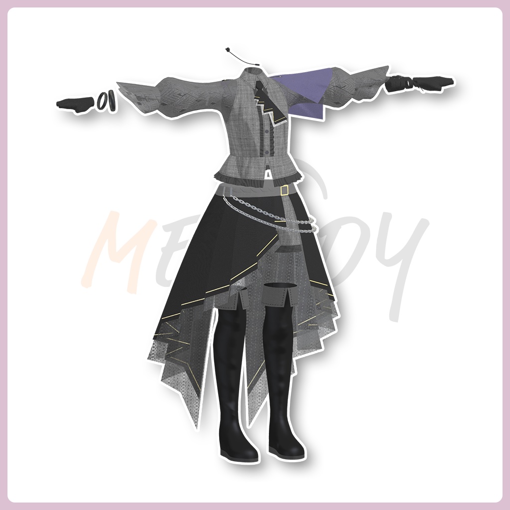 【カリンちゃん用】クレセンド・タイプ:アイドル #MELODY_CLOTHING