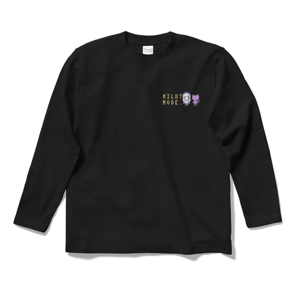 MILKY MODE. ドット絵ロングスリーブTシャツ