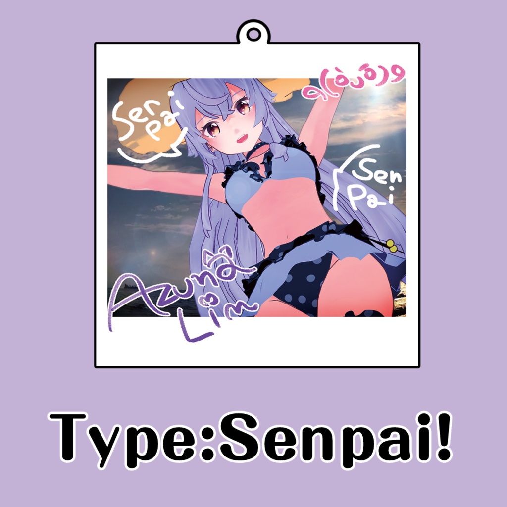 【復刻】インスタントフォト風キーホルダー(全3種)