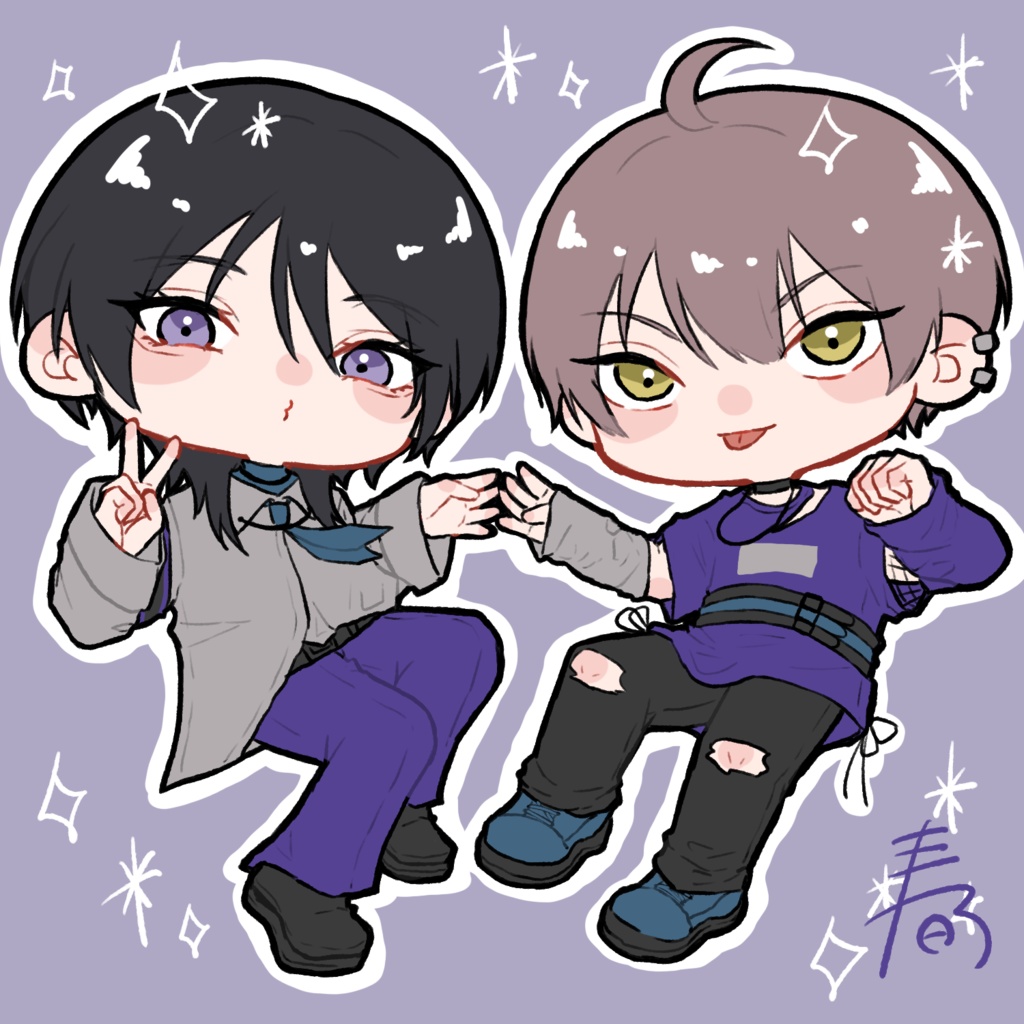 ハルのかステラ アクリルスタンド パープル