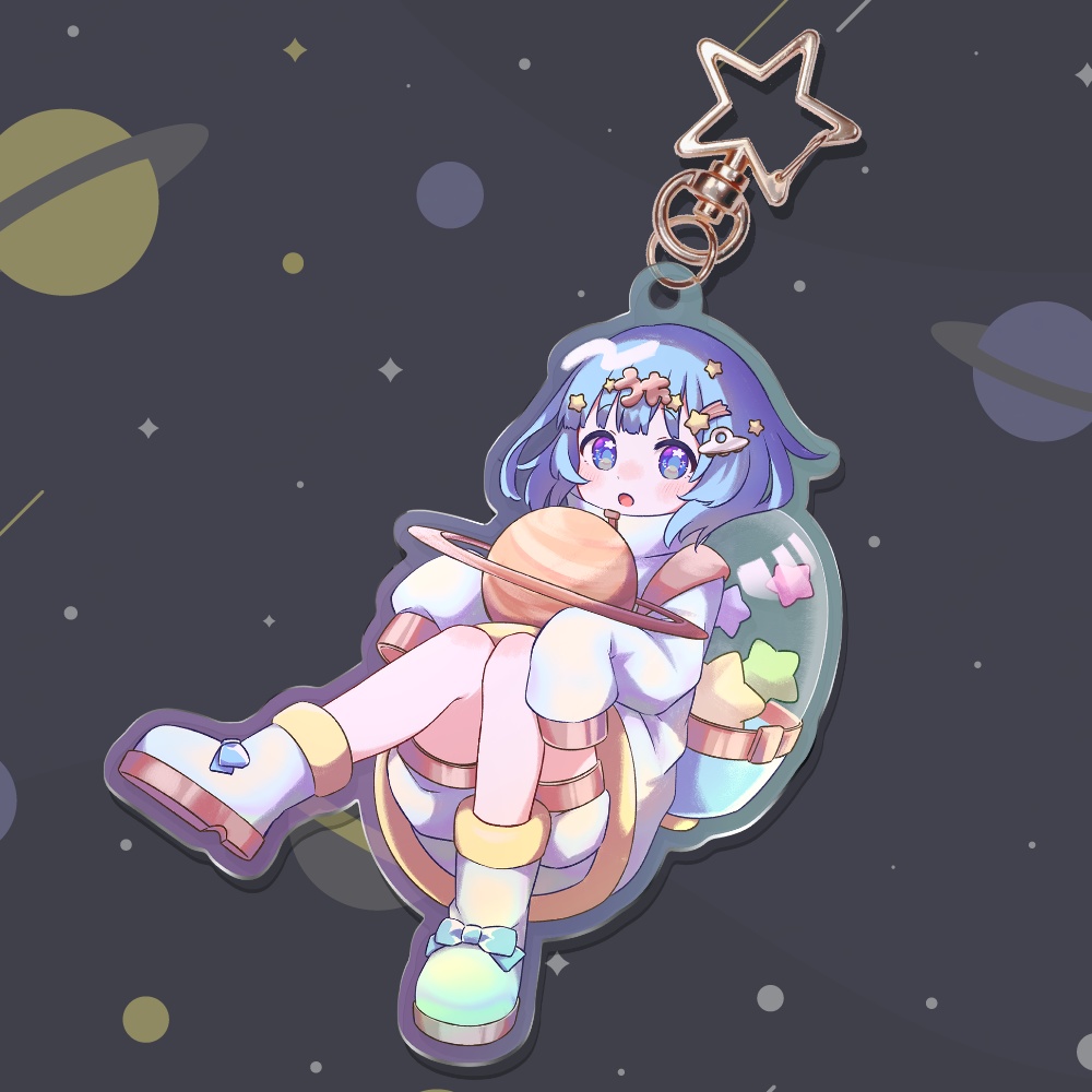 宇宙人は存在すると思う。 - オーロラアクリルキーホルダー