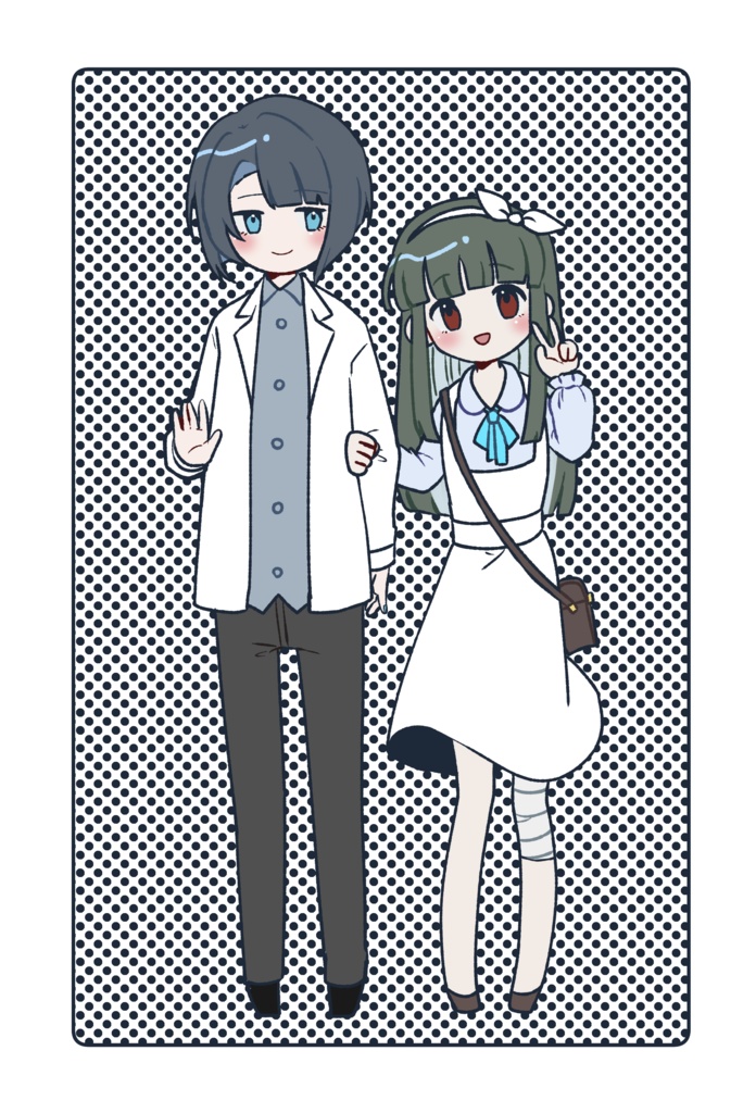 松さにおさんぽアクリルキーホルダー