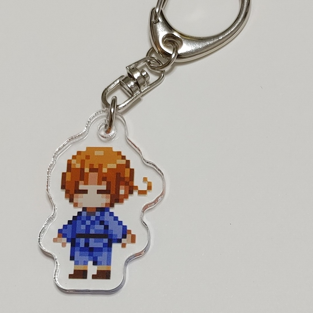 ヘタリアドット絵アクリルキーホルダー