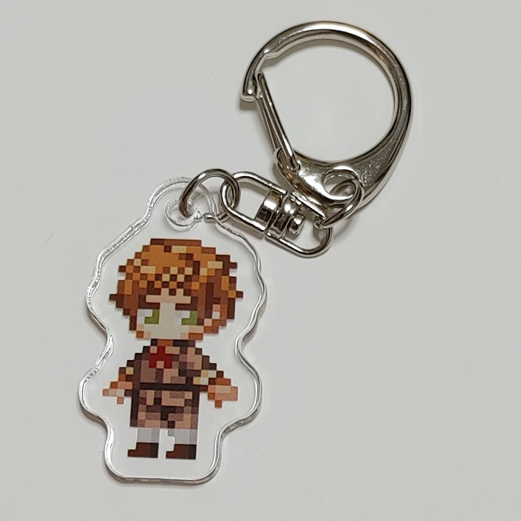 ヘタリアドット絵アクリルキーホルダー